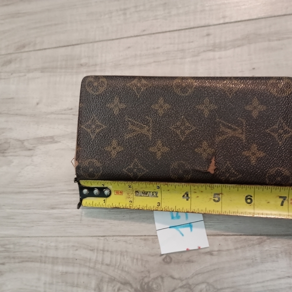 LOUIS VUITTON PORTE FOUIL BROZA MONOGRAM CANVAS Brown PVC WOMEN'S Used - Picture 13 of 13